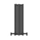 Warrior Elite Commercial Series black steel crossover cable machine with dual vertical columns on white background