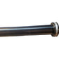 Warrior 8-bearing Cerakote Olympic barbell with black steel shaft and collars on white background