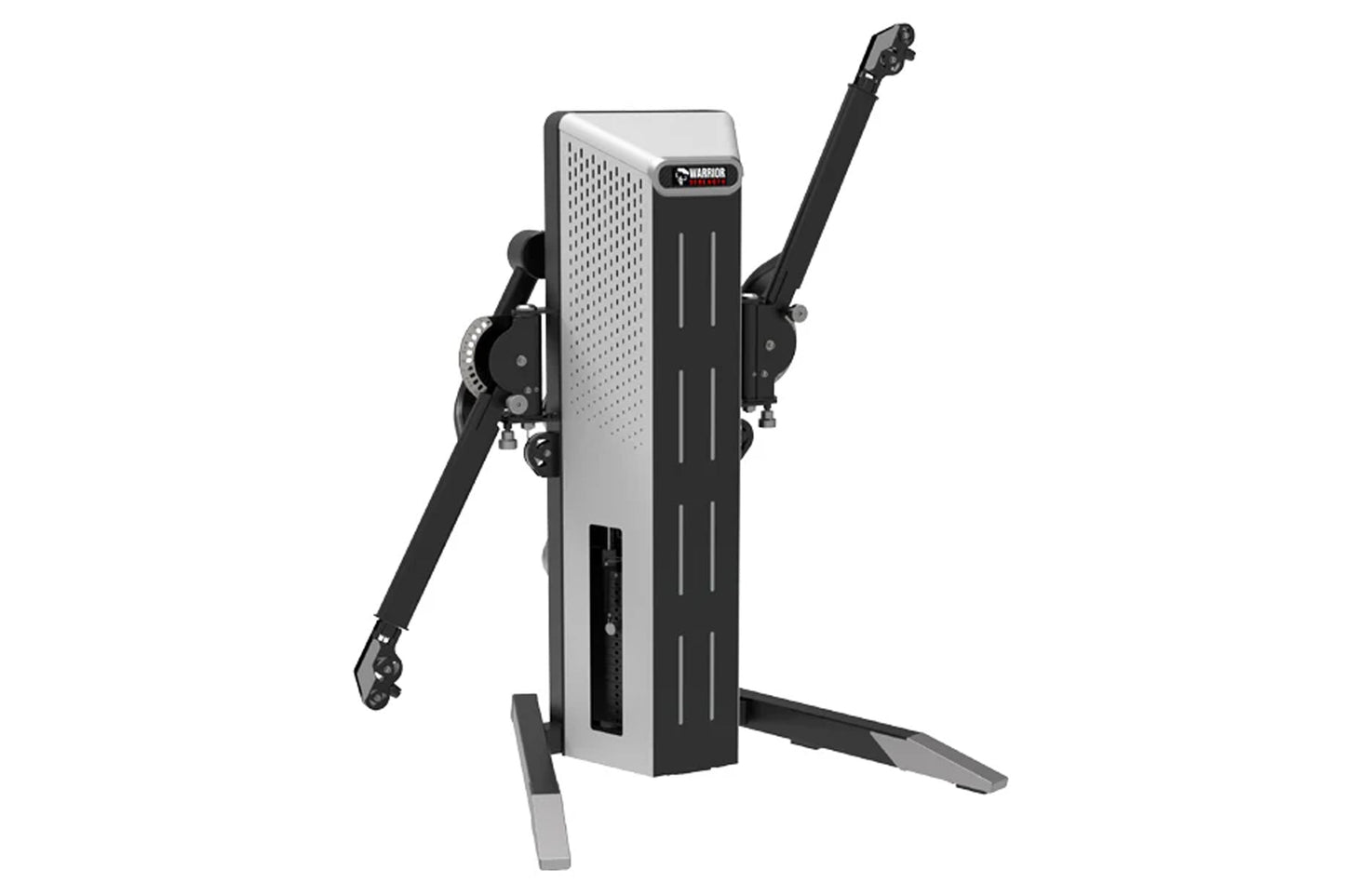Metal stand with adjustable arms