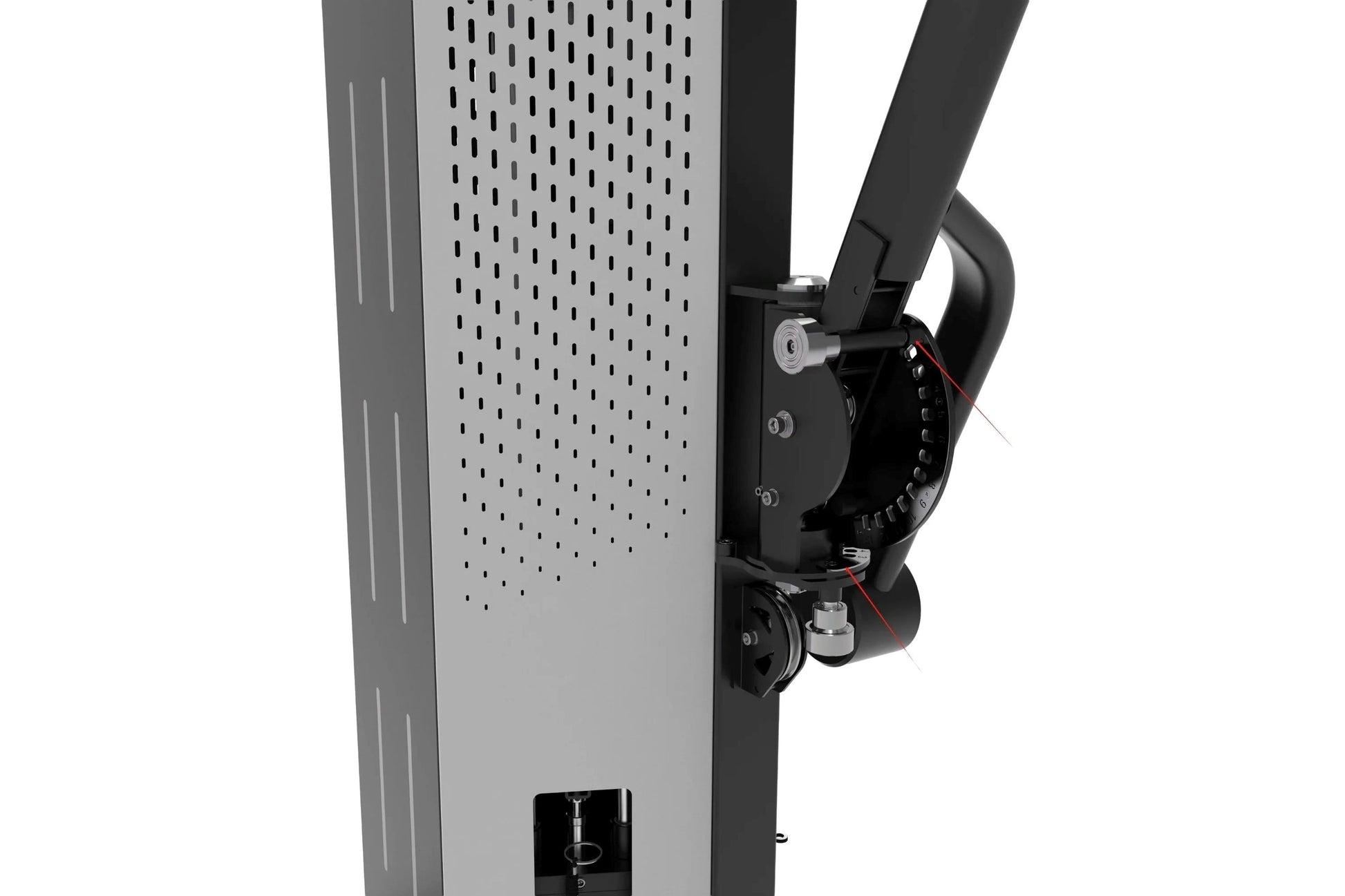 Mechanical device with a metallic finish