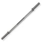 Warrior Aluminum Lite training bar with chrome finish and knurled grip sections on white background