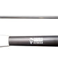 Black foam barbell bar with white end caps and Gorilla Fitness branding, shown in full-length and close-up views on white bac