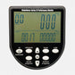 Waterrower Series IV Performance Monitor with digital display showing workout metrics, black casing, and white control button