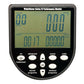 Waterrower Series IV Performance Monitor with LCD display showing stroke rate, intensity, duration and distance metrics, blac