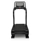 Black Woodway Ridgerunner treadmill with digital display console, textured running deck, and sturdy frame on white background