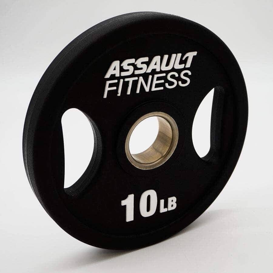 Assault Fitness Urethane Grip Plates Weight Plates Assault 10 lb