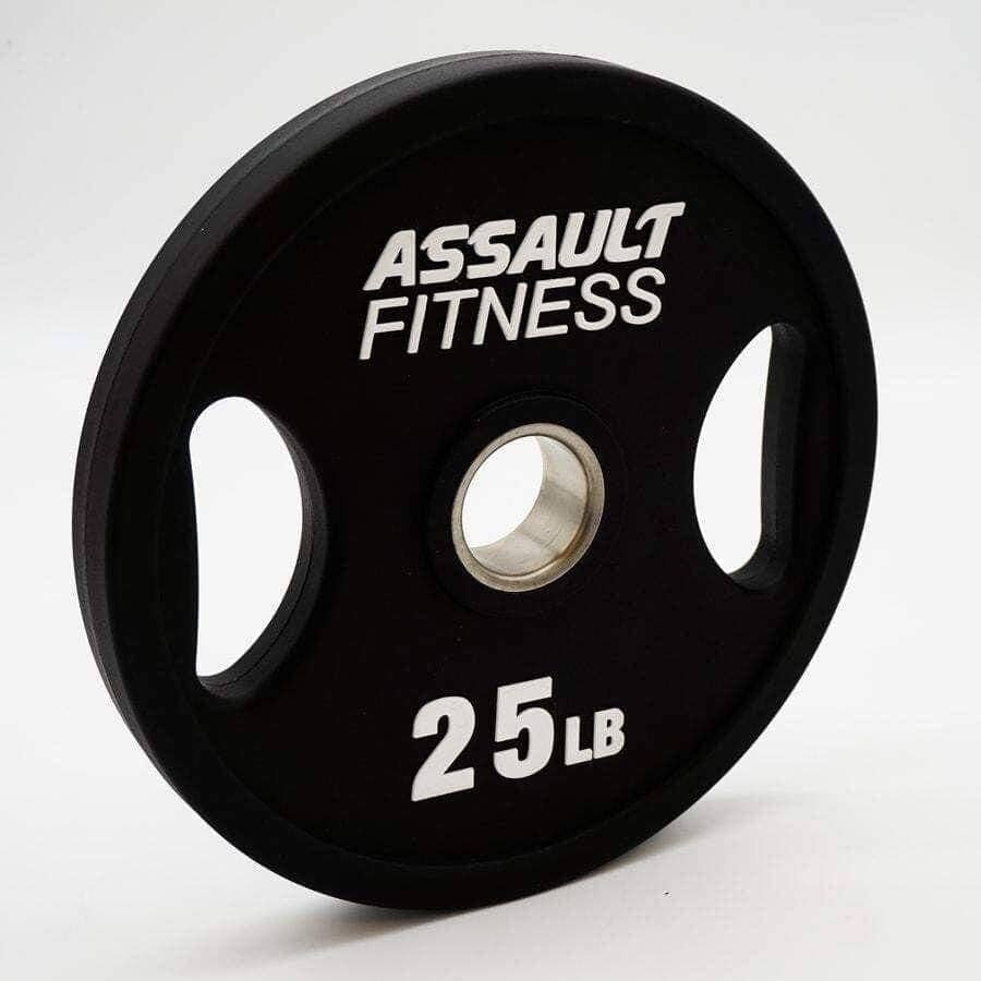 Assault Fitness Urethane Grip Plates Weight Plates Assault 25 lb