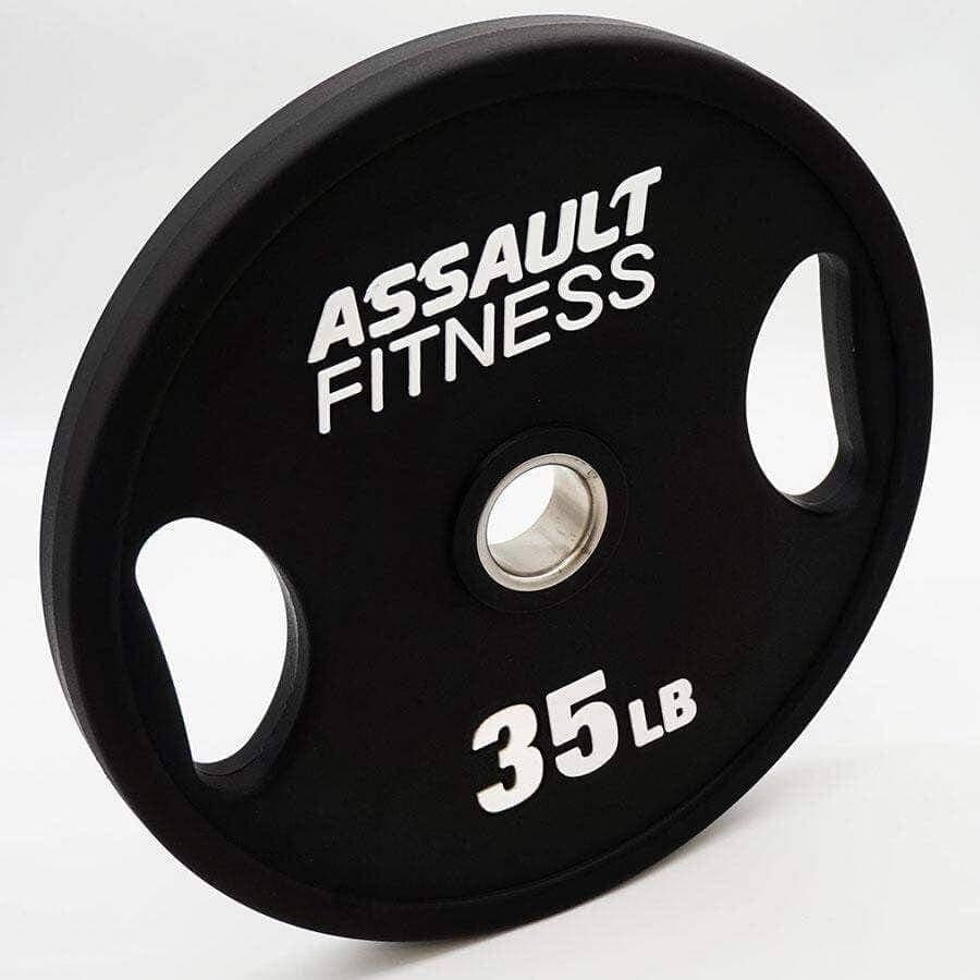 Assault Fitness Urethane Grip Plates Weight Plates Assault 35 lb